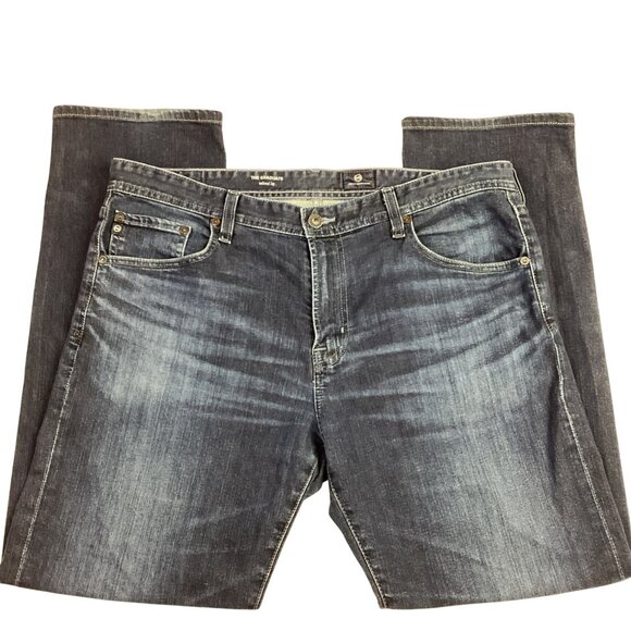 AG Adriano Goldschmied The Graduate Tailored Leg Jeans Mens 36x31 - Picture 8 of 11